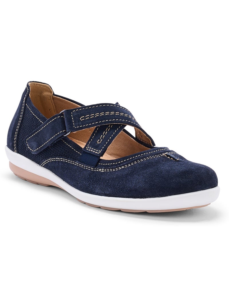 Babies à scratch et élastique femme - PEDICONFORT Bleu marine - Kiabi