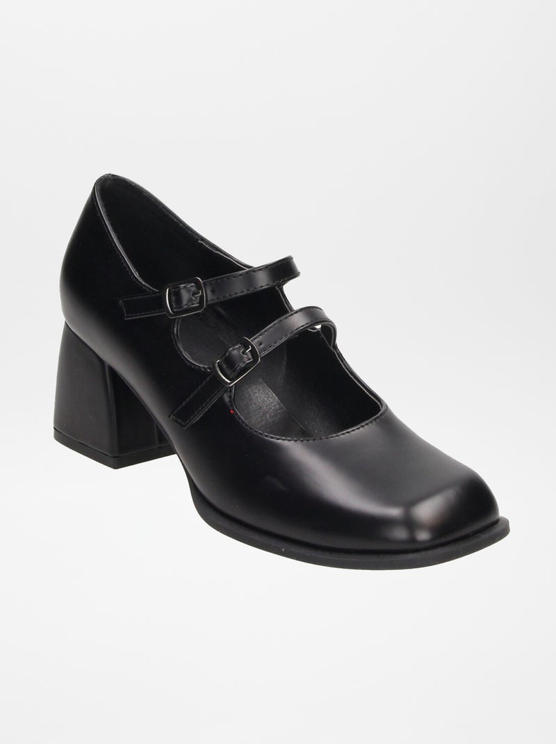 Babies à talons Noir - Kiabi