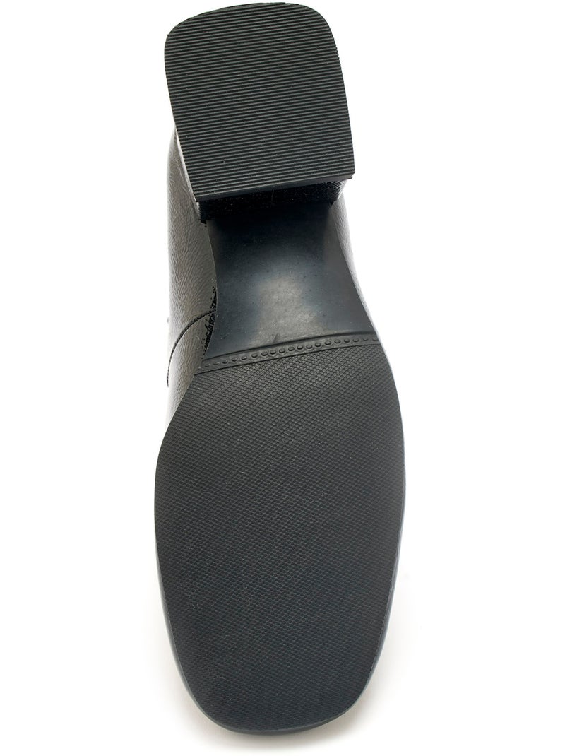 Babies cuir verni 3 brides - PEDICONFORT Noir - Kiabi