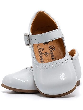 Babies en Cuir vernis à Boucle - Boni Catia