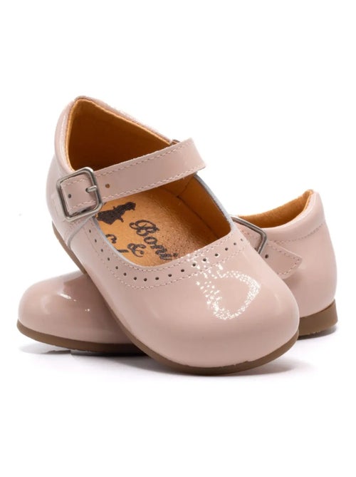 Babies en Cuir vernis à Boucle - Boni Catia - Kiabi