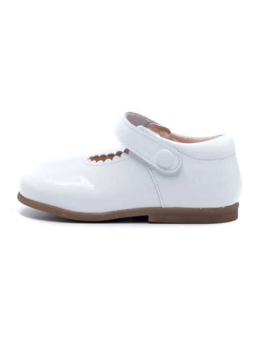 Babies en Cuir Vernis à Scratch - Boni Princesse - Kiabi