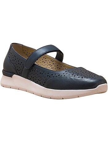 Babies femme à scratch semelle amovible