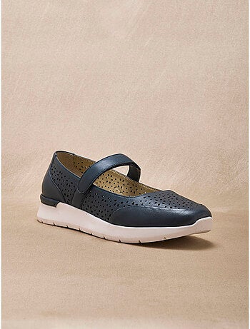 Babies femme à scratch semelle amovible