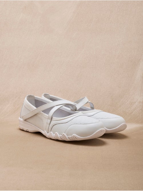 Babies femme cuir perforé - PEDICONFORT - Kiabi