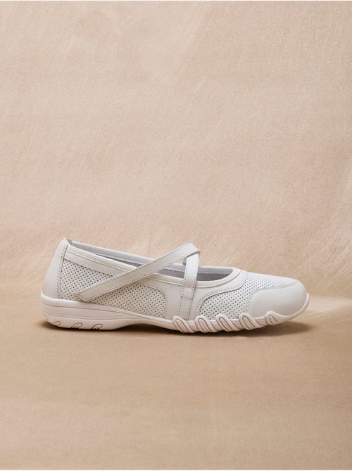 Babies femme cuir perforé - PEDICONFORT - Kiabi