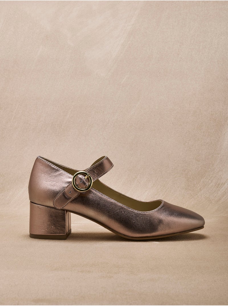 Babies femme petit talon - PEDICONFORT Doré - Kiabi