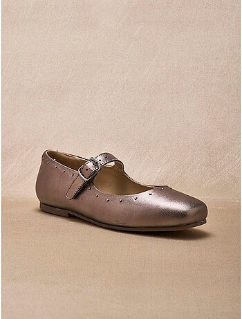 Babies plates en cuir femme