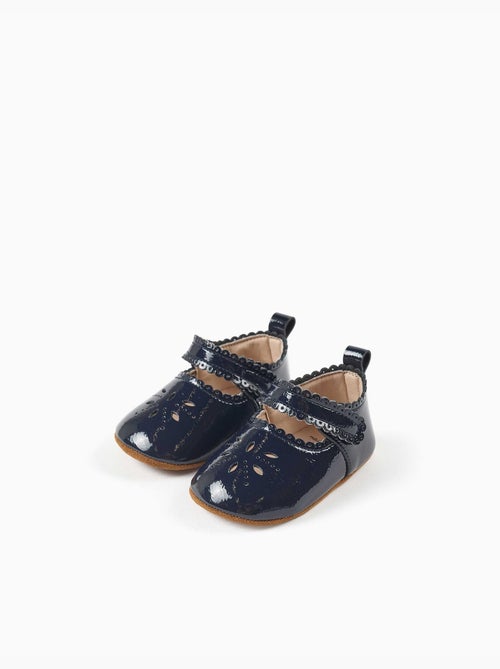 Babies pré-marche vernies avec fermeture à scratch - Kiabi Babies pré-marche vernies avec fermeture à scratch - Kiabi