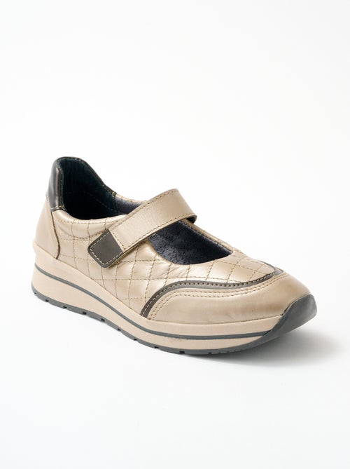 Babies scratchées largeur confort cuir - Afibel - Kiabi