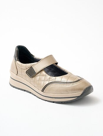 Babies scratchées largeur confort cuir