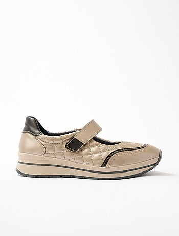 Babies scratchées largeur confort cuir