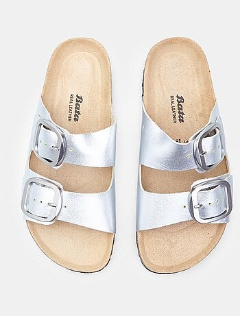 Babouche en cuir Bata