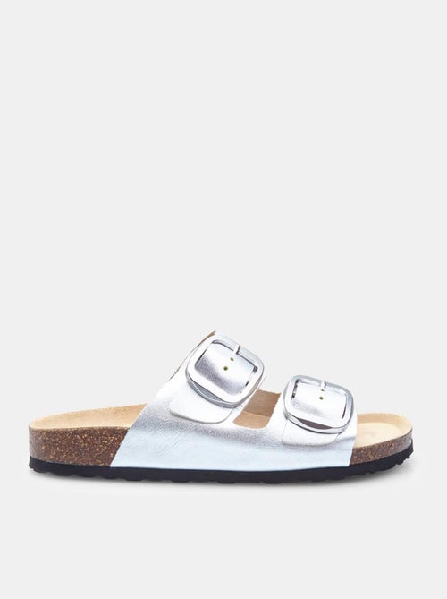 Babouche  en cuir Bata - Kiabi