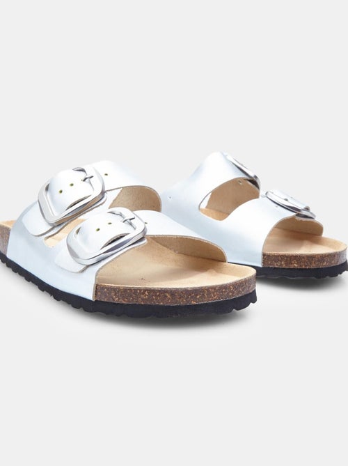 Babouche  en cuir Bata - Kiabi