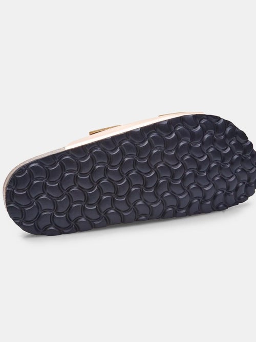 Babouche  en cuir Bata - Kiabi