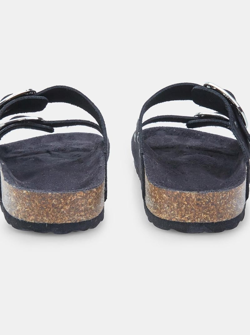 Babouches  BATA Noir - Kiabi