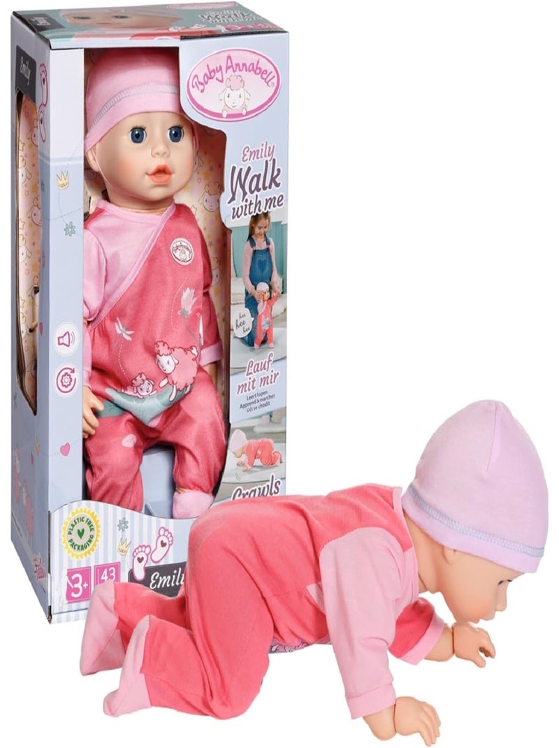 Baby Annabell - Emily Marche avec moi Rose - Kiabi