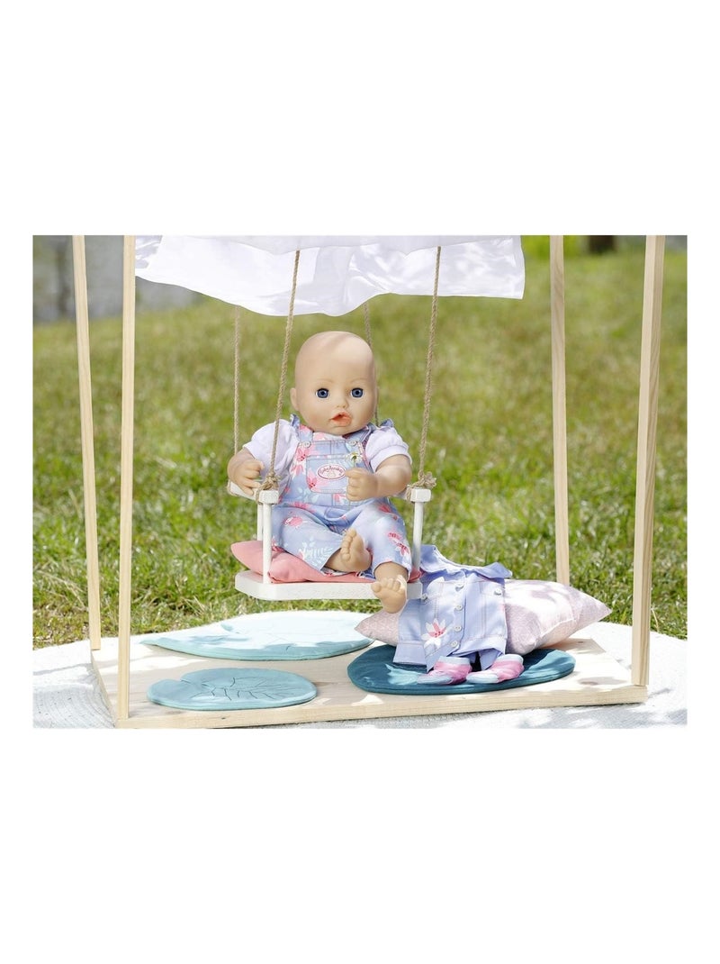 Baby annabell active deluxe jeans 43cm avec veste, chemise, pantalon et chaussettes. Multicolore - Kiabi
