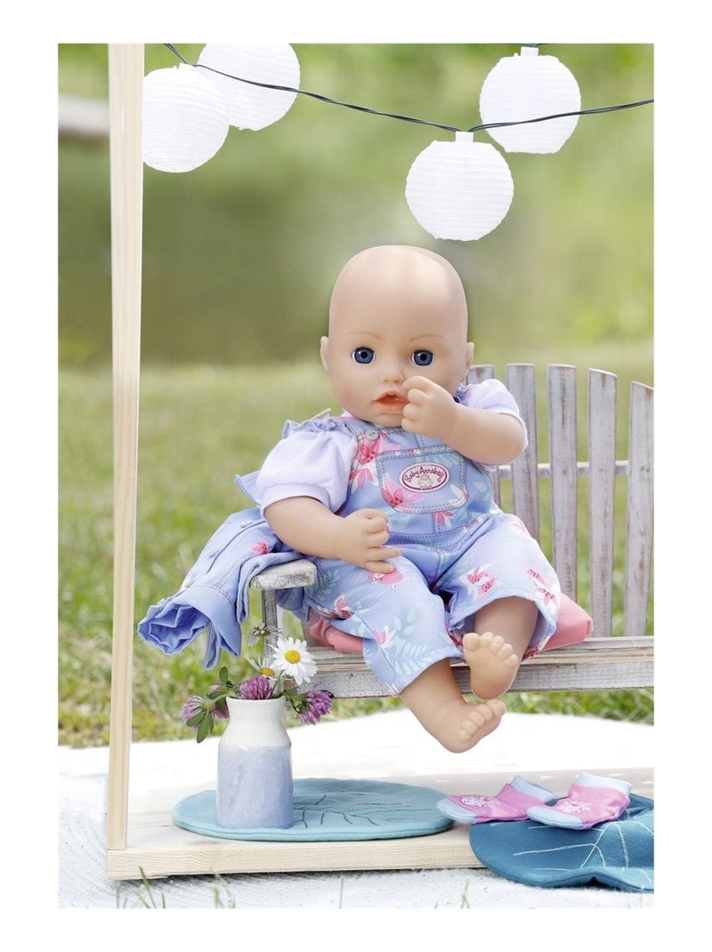 Baby annabell active deluxe jeans 43cm avec veste, chemise, pantalon et chaussettes. Multicolore - Kiabi