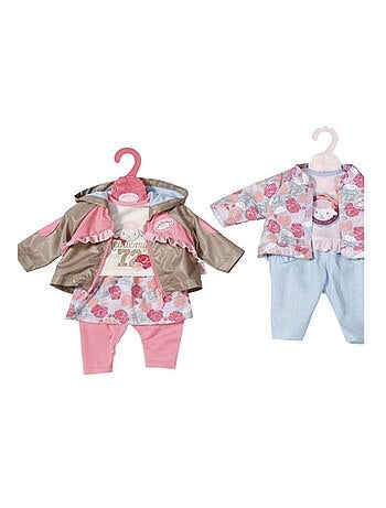 BABY Annabell Ensemble Jean de voyage pour poupée de 43cm