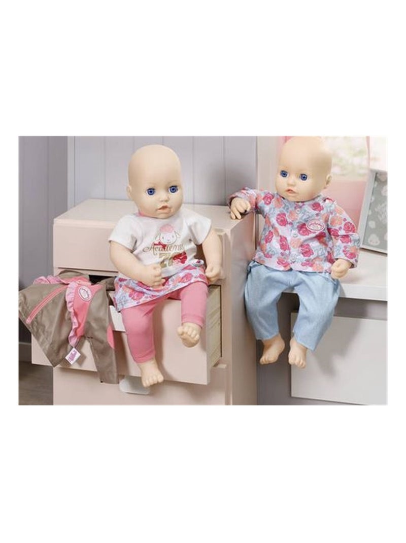BABY Annabell Ensemble Jean de voyage pour poupée de 43cm Rose - Kiabi