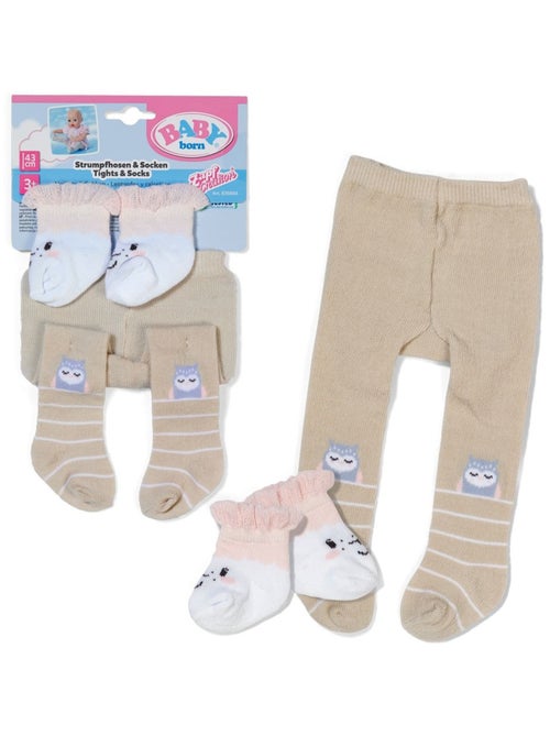BABY born - Chaussettes et collants Moutons pour poupée de 43 cm - Kiabi