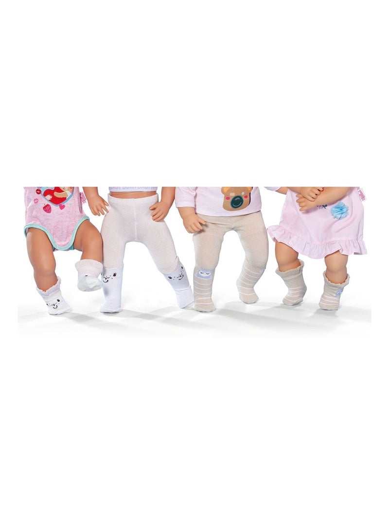 BABY born - Chaussettes et collants Moutons pour poupée de 43 cm Multicolore - Kiabi