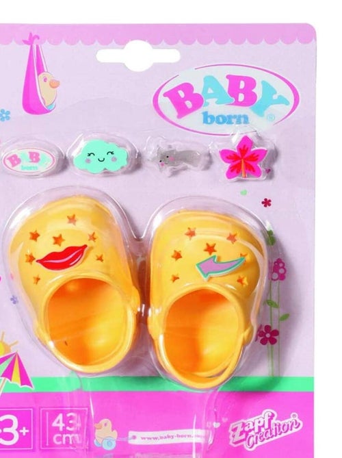 BABY born 43cm Chaussures de vacances avec 6 motifs à clipser - Kiabi