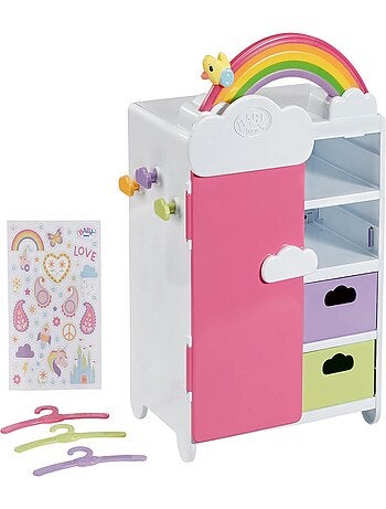 Baby born Armoire arc-en-ciel pour poupées