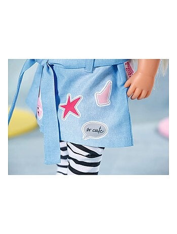 Baby born BABY born Deluxe Robe en jeans pour poupées de 43 cm