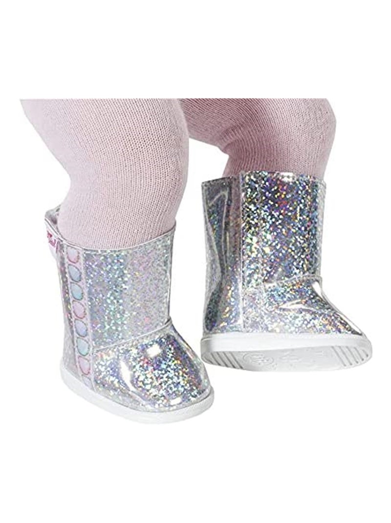 Baby born Boots d'hiver hautes pour poupées 43 cm Gris - Kiabi