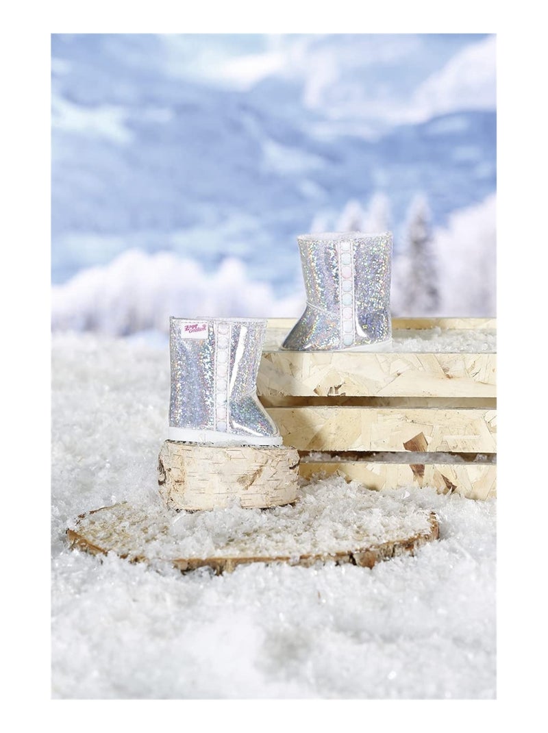 Baby born Boots d'hiver hautes pour poupées 43 cm Gris - Kiabi