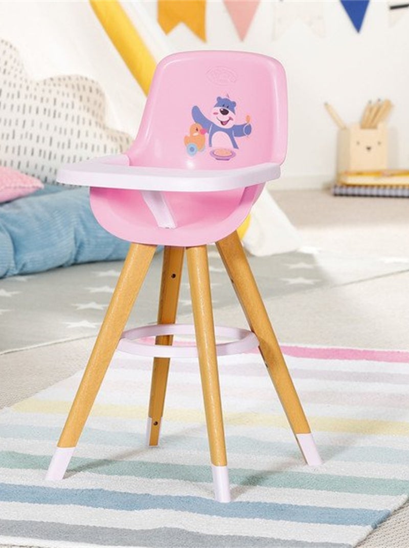 BABY Born Chaise haute pour poupée de 43 cm Multicolore - Kiabi
