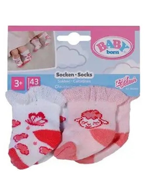 BABY born Chaussettes agneau pour poupée de 43 cm - Kiabi