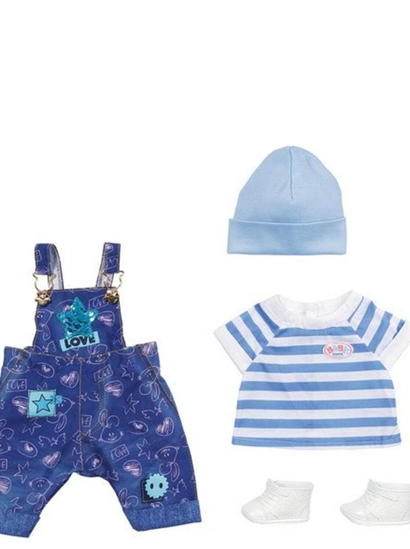 Baby Born Deluxe Ensemble de Salopette en jeans 43 cm N/A - Kiabi