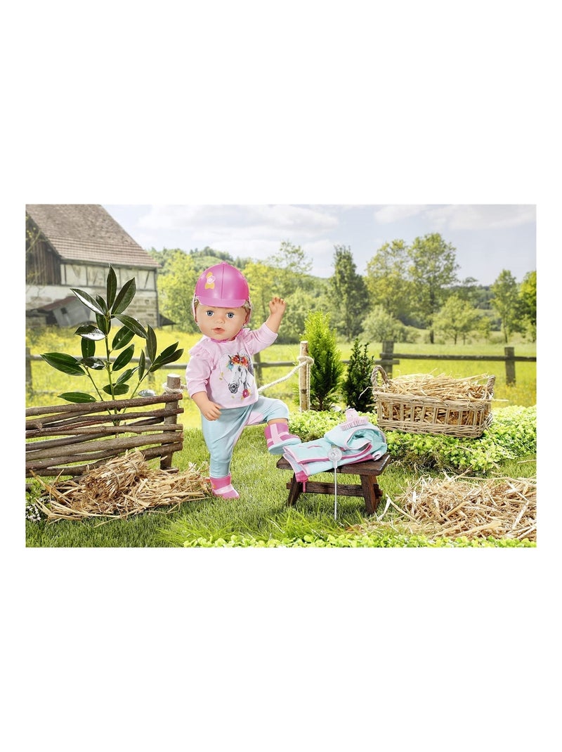 Baby born Deluxe Ensemble d'équitation Multicolore - Kiabi