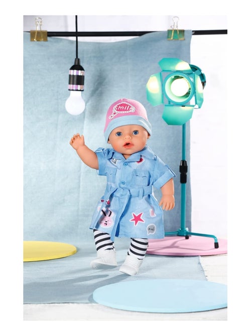 Baby born Deluxe Robe en Jean pour poupée de 43 cm - Kiabi
