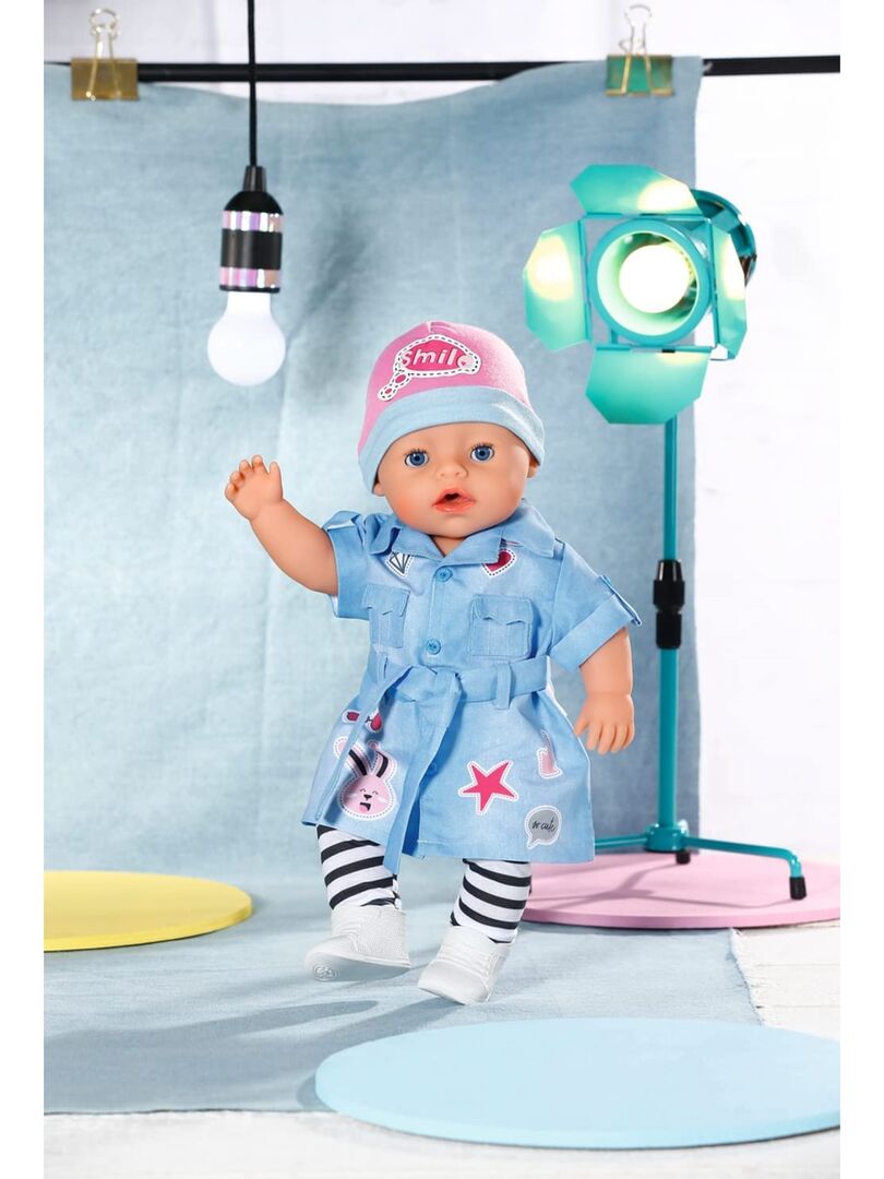 Baby Born Muñeco Vestido Arcoíris Con Alas Para Baby Born 43cm