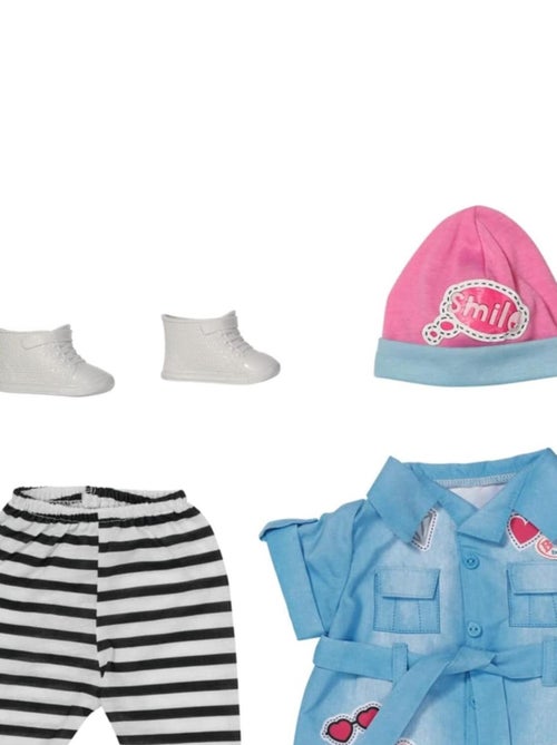 Baby born Deluxe Robe en Jean pour poupée de 43 cm - Kiabi