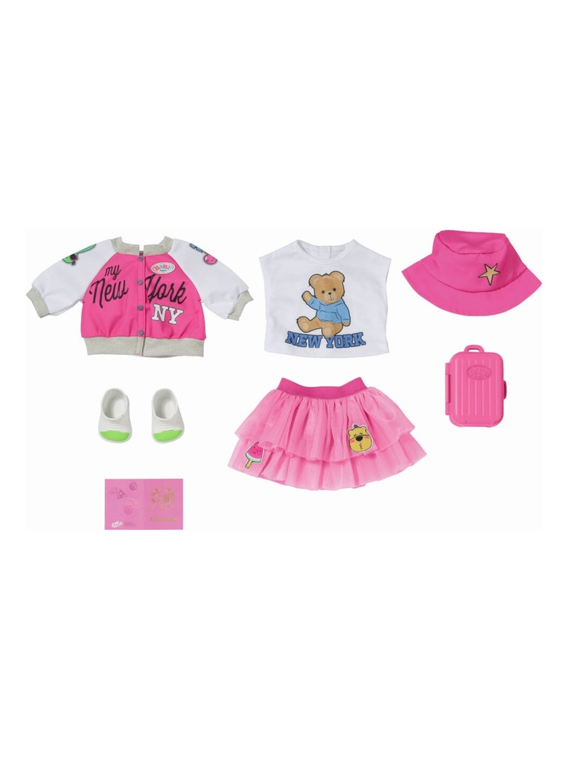 BABY born Deluxe Tenue de voyage 43cm Rose - Kiabi