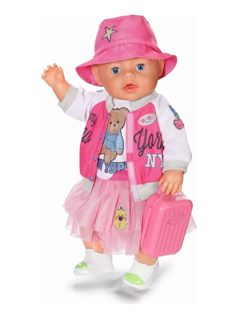 BABY born Deluxe Tenue de voyage 43cm Rose - Kiabi