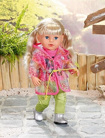 BABY Born Ensemble de pluie Arc-en-ciel luxueux et branché pour poupée de 43 cm