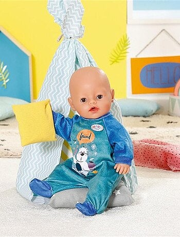 Baby born Grenouillère bleue