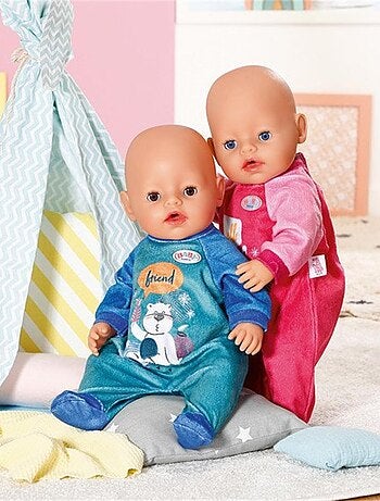 Baby born Grenouillère bleue