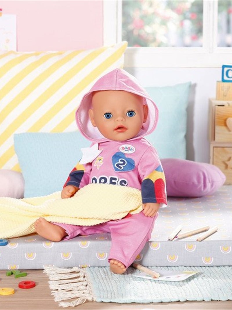 BABY born Kindergarten Combinaison une pièce et badges pour les poupées de 36cm Rose - Kiabi