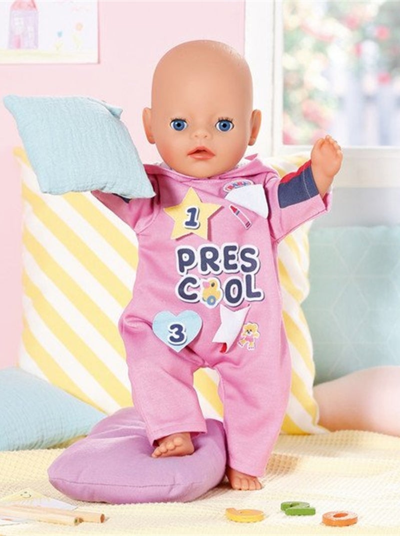 BABY born Kindergarten Combinaison une pièce et badges pour les poupées de 36cm Rose - Kiabi