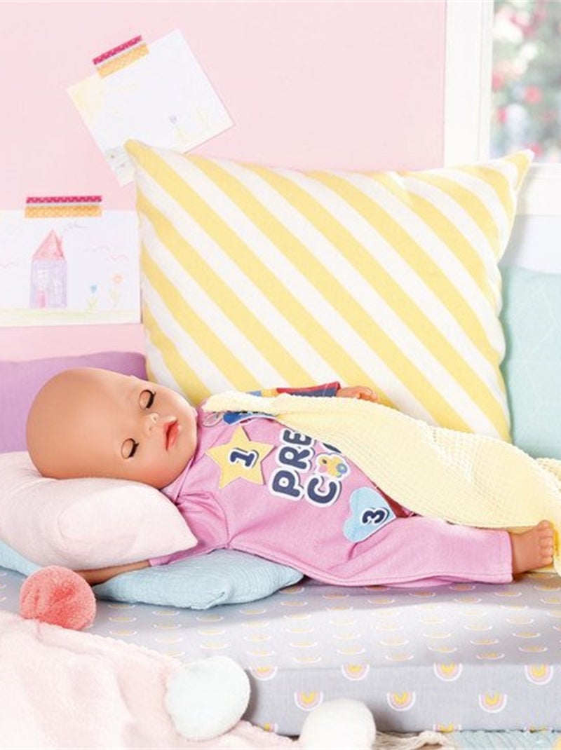 BABY born Kindergarten Combinaison une pièce et badges pour les poupées de 36cm Rose - Kiabi