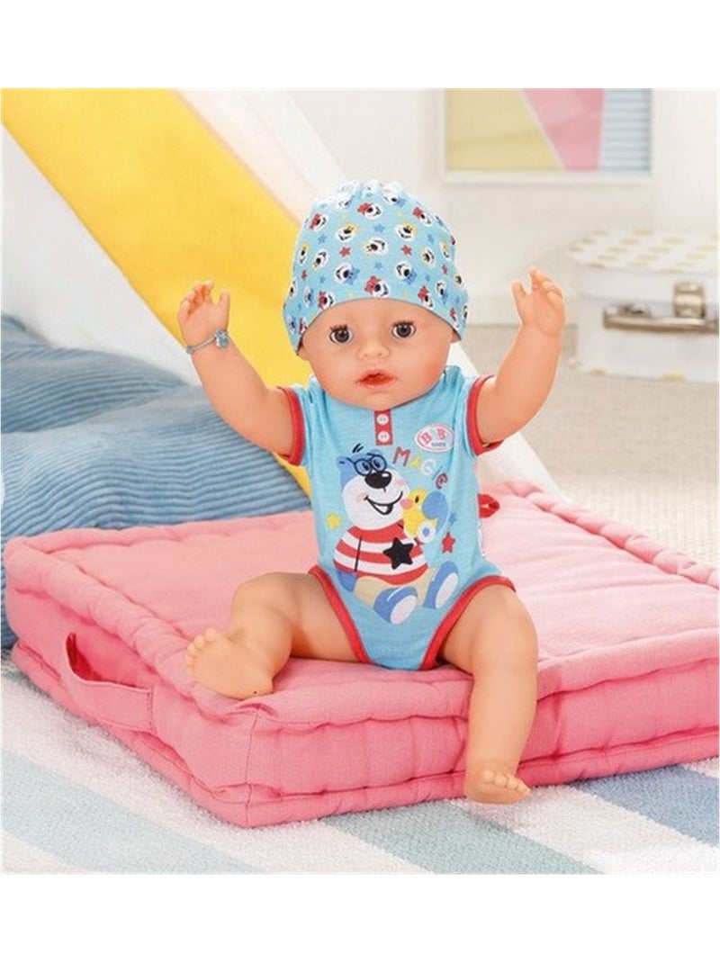 Baby Born Magic Boy 43cm Bleu - Kiabi