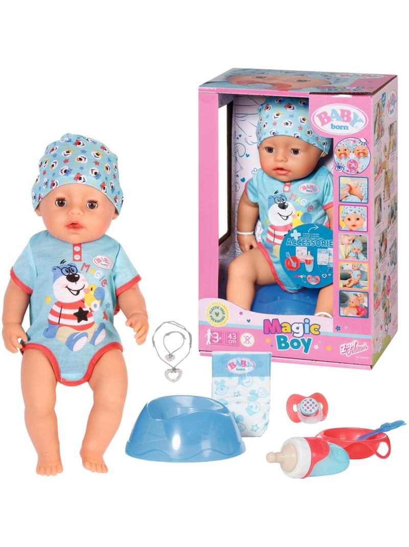BABY Born Magic Boy 43cm Bleu - Kiabi